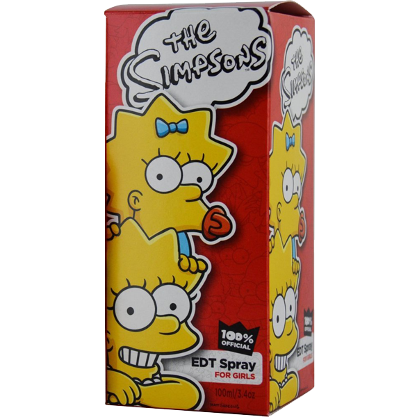 Twentieth Century Fox Eau de Toilette Spray for Girls and Kids The Simpsons 3.4 Ounce