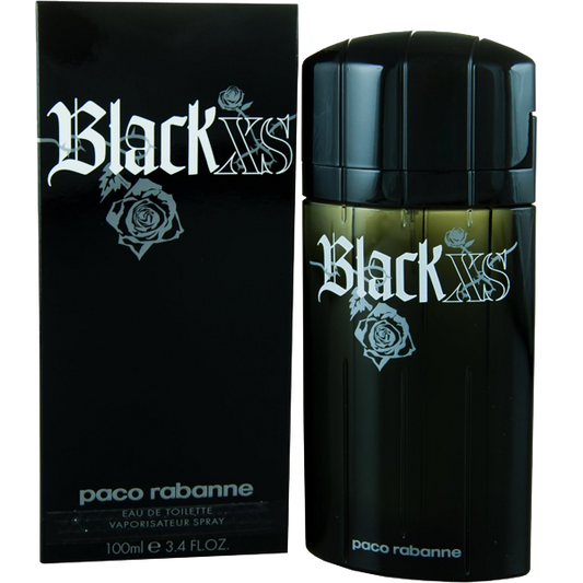 Black Xs By Paco Rabanne For Men Eau De Toilette Spray 3.4-Ounce Bottle